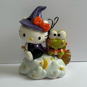 NEW 2024 Blue Sky Clayworks Halloween Hello Kitty Witch & Keroppi On Broomstick